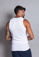 Camiseta Regata Americana Masculina Branca