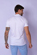 Camiseta Zíper Branca
