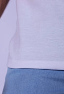 Camiseta Zíper Branca