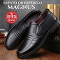 Sapato Ortopédico 2 Pares (PRETO E MARROM) + Carteira e Cinto