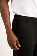 Calça de Alfaiataria Masculina Malha Super Stretch Reta