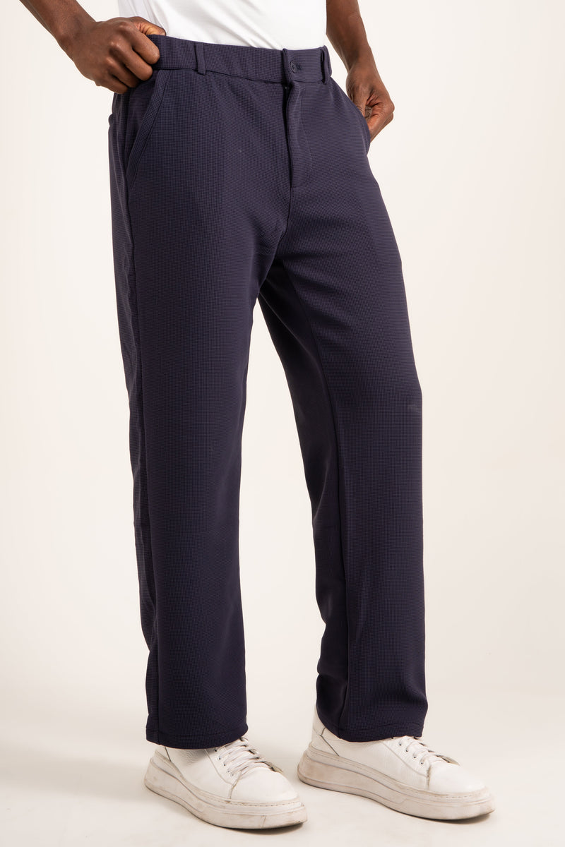 Calça de Alfaiataria Masculina Malha Super Stretch Reta