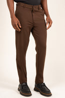 Calça de Alfaiataria Slim de Poliamida com Ajuste