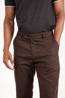 Calça de Alfaiataria Slim de Poliviscose com Elastano