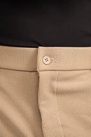 Calça de Alfaiataria Masculina Malha Super Stretch Reta