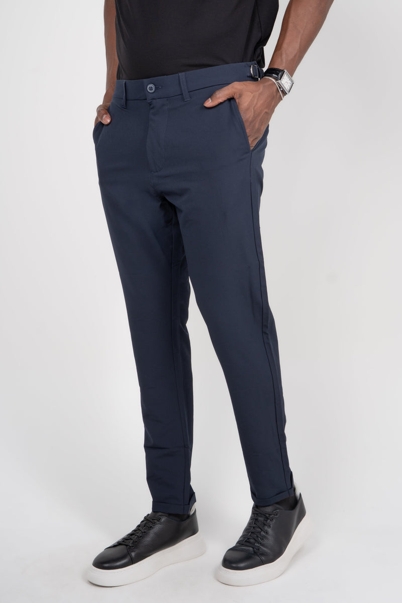 Calça Alfaiataria Masculina com Ajuste Lateral
