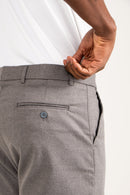 Calça de Alfaiataria Slim de Poliviscose com Elastano