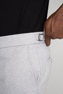 Calça Alfaiataria Masculina em Malha Premium com Ajuste Lateral