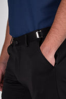 Calça Alfaiataria Masculina em Malha com Ajuste Fivela de Ferro
