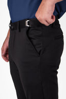 Calça Alfaiataria Masculina em Malha com Ajuste Fivela de Ferro