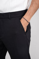 Calça Alfaiataria Malha Masculina Super Stretch