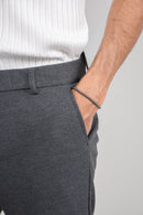 Calça Alfaiataria Malha Masculina Super Stretch