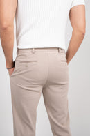 Calça Alfaiataria Malha Masculina Super Stretch