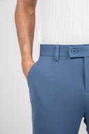 Calça Alfaiataria Malha Masculina Super Stretch