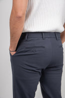 Calça Alfaiataria Malha Masculina Super Stretch