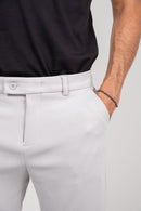Calça Alfaiataria Malha Masculina Super Stretch