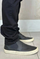 Calça Alfaiataria em Sarja com Elastano Preto