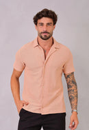 Camisa Masculina Tricot Bege