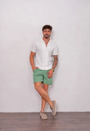 Camisa Masculina Tricot Touch Branca