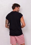 Camiseta Regata Tricot Preta