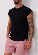 Camiseta Regata Tricot Preta