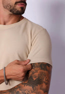 Camiseta Masculina Tricot Bege