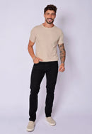 Camiseta Masculina Tricot Bege