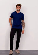 Camiseta Tricot Italiana Azul Marinho