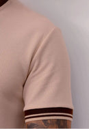 Camiseta Tricot Italiana Bege