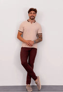 Camiseta Tricot Italiana Bege