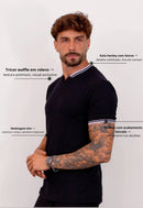 Camiseta Tricot Italiana Preta