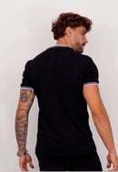 Camiseta Tricot Italiana Preta