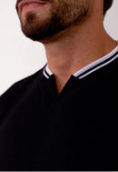 Camiseta Tricot Italiana Preta