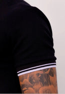 Camiseta Tricot Italiana Preta
