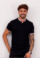 Camiseta Tricot Italiana Preta