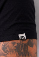 Camiseta Masculina Tricot Ponto Fino Preta