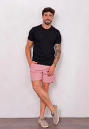 Camiseta Masculina Tricot Ponto Fino Preta