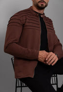 Jaqueta Masculina Moletinho Marrom