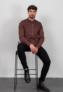 Jaqueta Masculina Moletinho Marrom