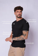 Camiseta Masculina Tricot Preta