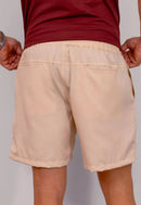 Shorts Masculino Microfibra Bege